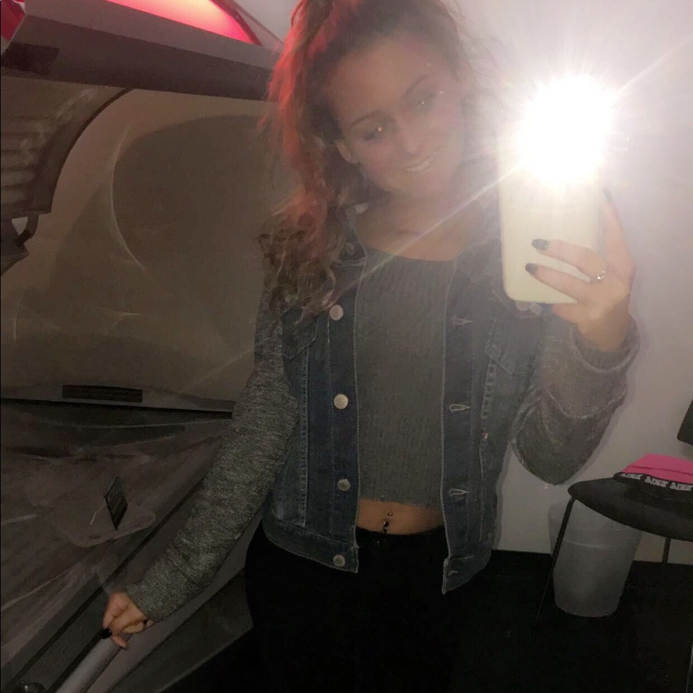 Blue and Grey Jean Jacket